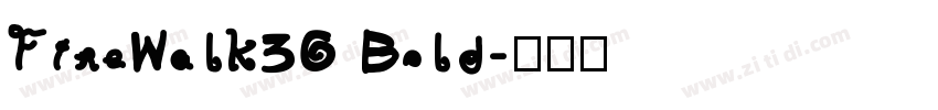 FireWalk36 Bold字体转换
